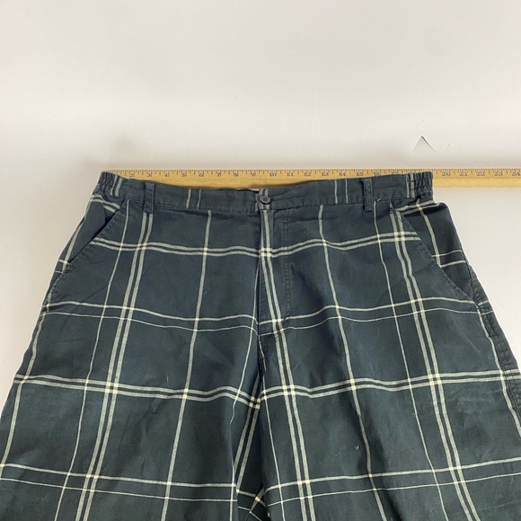 VTG Raw Blue Outfit Button Up Shirt & Shorts Y2K Streetwear Men’s Size XXL - Picture 9 of 10